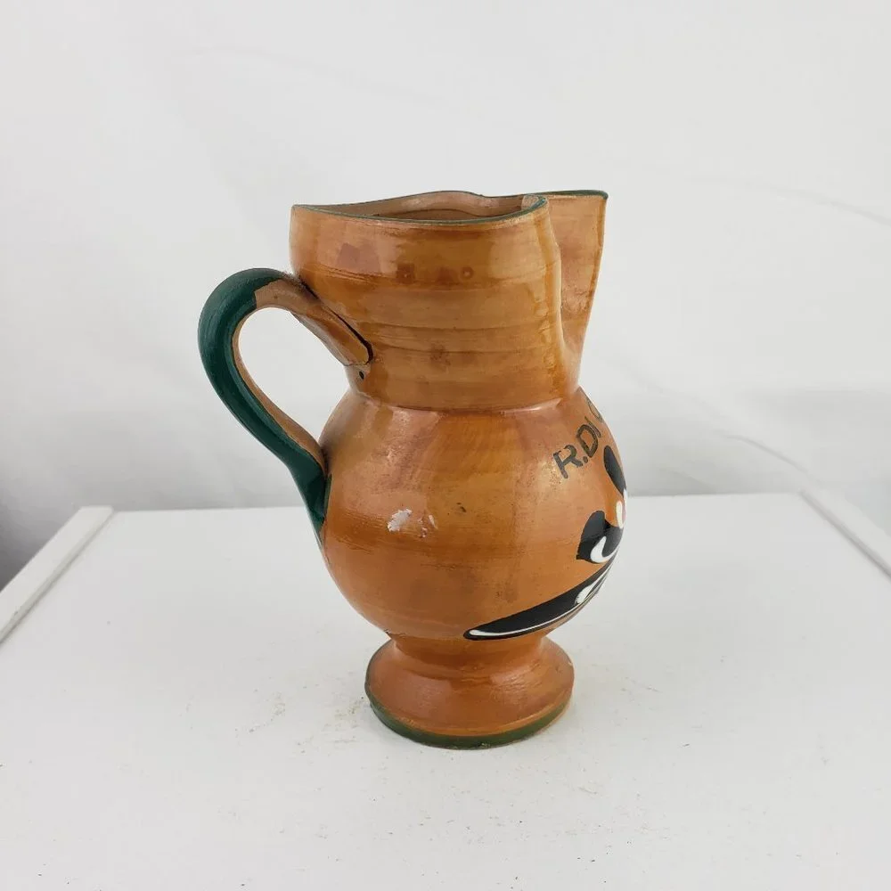 R.DI Calabria Pottery Pitcher Handmade Italy